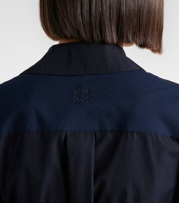 Draped cotton wrap dress | Loewe