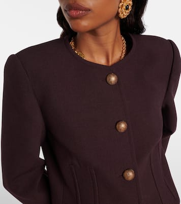 Chaqueta de crepé de lana virgen | Chloé