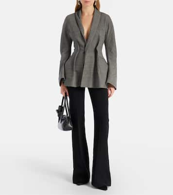 Draped wool-blend blazer | Magda Butrym