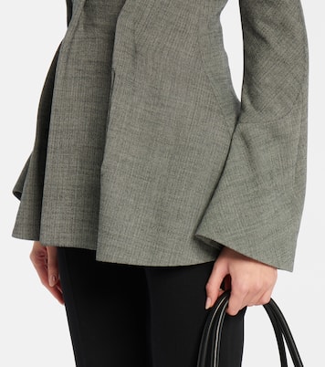 Draped wool-blend blazer | Magda Butrym