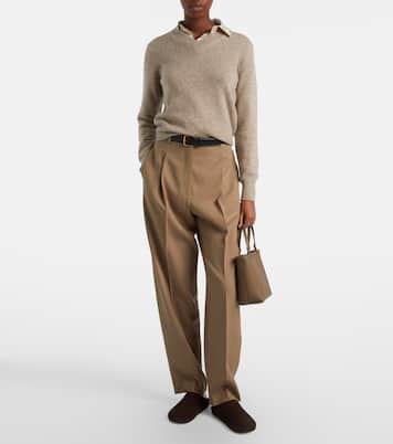 Park leather tote bag | The Row