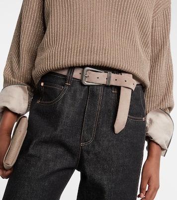 Suede belt | Brunello Cucinelli