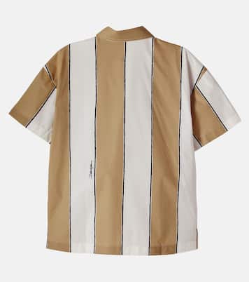 Striped cotton bowling shirt | Dolce&Gabbana Kids
