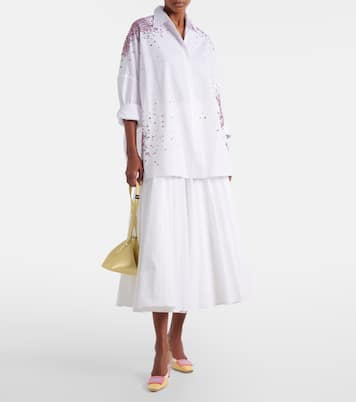 Belle Vivier 60 patent leather wedge mules | Roger Vivier