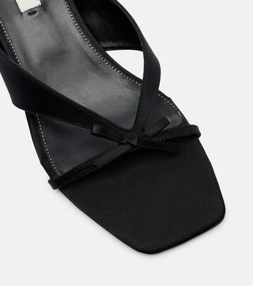 Bow-detail satin thong sandals | Toteme