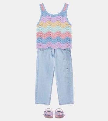 Top rayé en coton | Stella McCartney Kids
