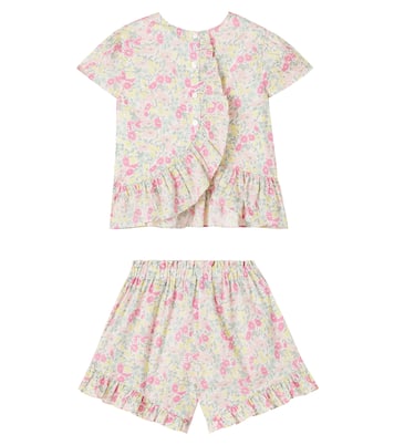 Floral cotton top and shorts set | Tartine et Chocolat