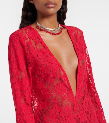 Robe Millie en coton et brocart | Bananhot