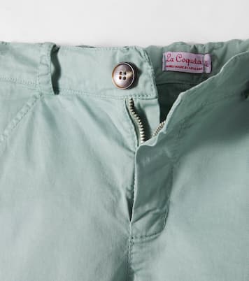 Bocusi cotton twill shorts | La Coqueta