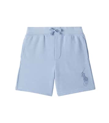 Embroidered cotton-blend Bermuda shorts | Polo Ralph Lauren Kids