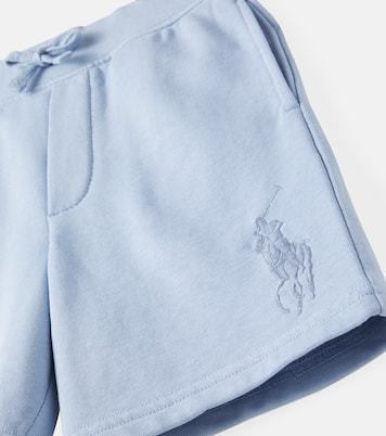 Embroidered cotton-blend Bermuda shorts | Polo Ralph Lauren Kids