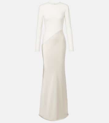 Robe aus Satin und Jersey | Roland Mouret