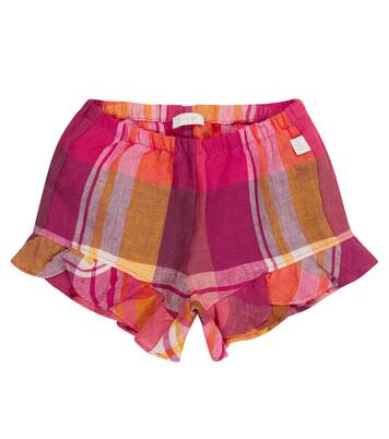Bébé – Short à carreaux en lin | Il Gufo