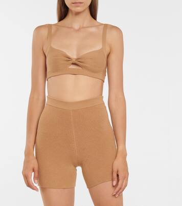 Bralette Cinch in maglia a coste | Live The Process