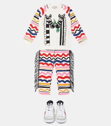 Cotton sweatshirt and sweatpants set | Stella McCartney Kids