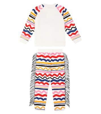 Cotton sweatshirt and sweatpants set | Stella McCartney Kids