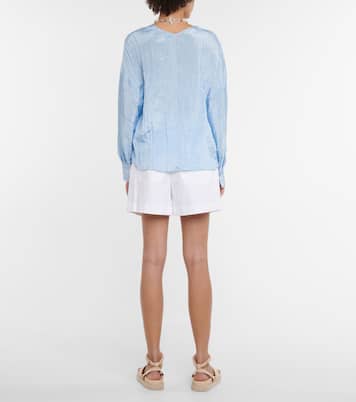 Bluse aus Satin | Vince
