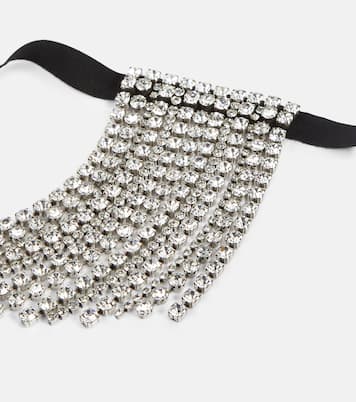 Ras Du Cou crystal-embellished fringe necklace | Isabel Marant
