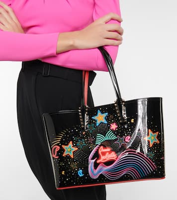 Borsa Cabata Small in pelle con stampa | Christian Louboutin