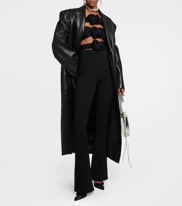 Cutout off-shoulder jersey crop top | Magda Butrym