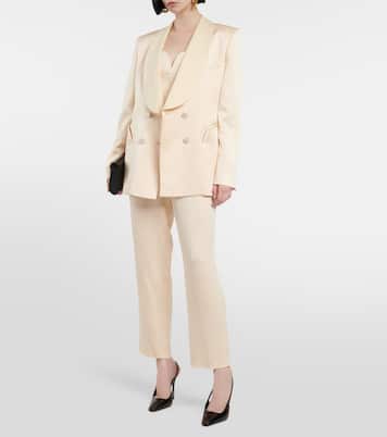 Combi-pantalon de mariée Clyde en satin | Blazé Milano