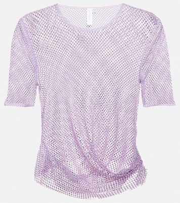 Cropped-Top Electra aus Mesh | Simkhai