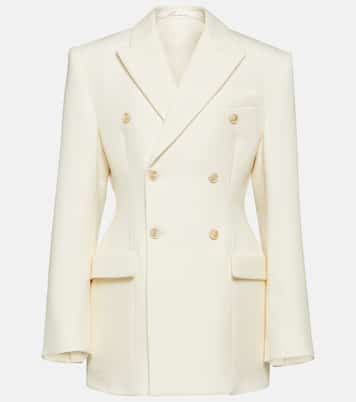 Contour double-breasted wool blazer | Wardrobe.NYC
