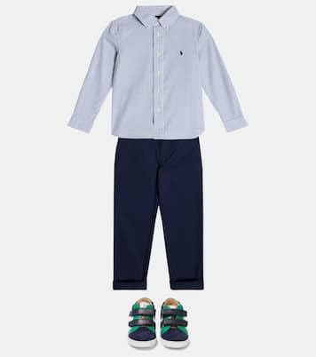 Striped cotton shirt | Polo Ralph Lauren Kids