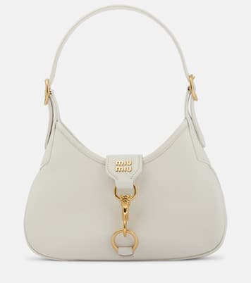 Borsa a spalla Madras Small in pelle | Miu Miu