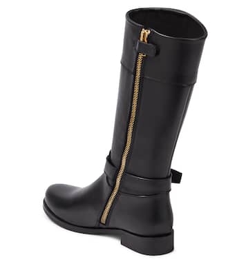 Stiefel aus Leder | Balmain Kids