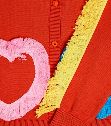 Cárdigan de algodón con flecos | Stella McCartney Kids