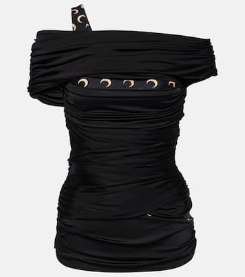 توب من الجيرسيه بأكتاف مكشوفة Body Shield | Marine Serre