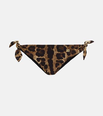 Bedrucktes Bikini-Höschen | Dolce&Gabbana