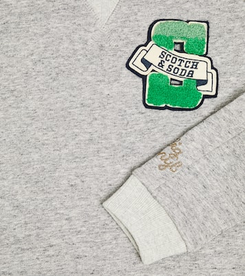 Sudadera en jersey de algodón con logo | Scotch & Soda Kids