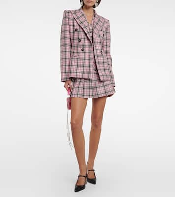 Checked wool blazer  | Giuseppe di Morabito