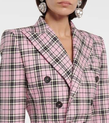 Checked wool blazer  | Giuseppe di Morabito