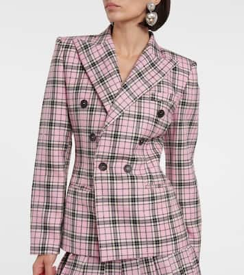 Checked wool blazer  | Giuseppe di Morabito