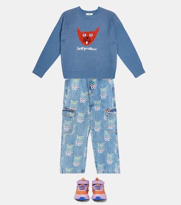 Pullover Cat in cotone e lana | Jellymallow