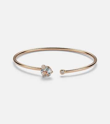 Bracciale in oro rosa 18kt con acquamarina e diamanti | Bucherer Fine Jewellery