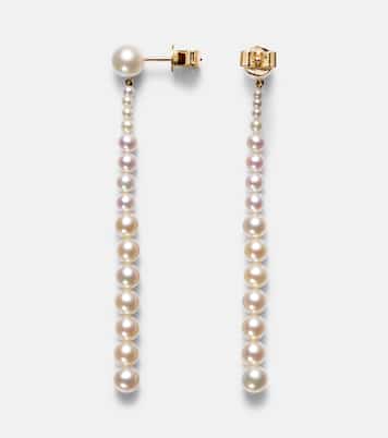 Boucles d'oreilles Piazza en or 18 ct et perles d'eau douce | Sophie Bille Brahe