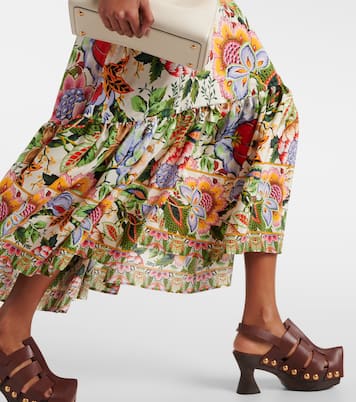 Abito midi in seta con stampa floreale | Etro