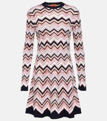 Zig Zag wool-blend minidress | Missoni