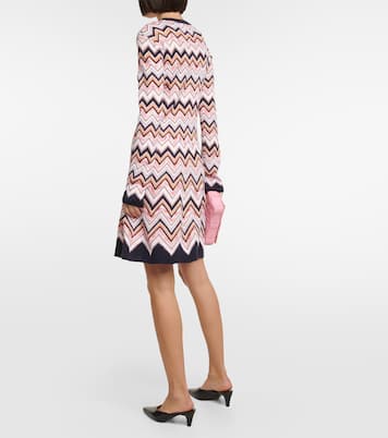 Zig Zag wool-blend minidress | Missoni