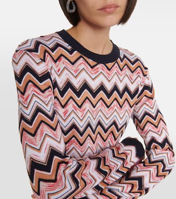 Zig Zag wool-blend minidress | Missoni