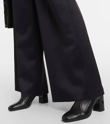 Zinnia pleated jersey wide-leg pants | Max Mara