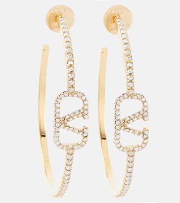 Pendientes VLogo Signature adornados | Valentino