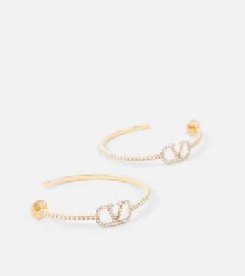 Pendientes VLogo Signature adornados | Valentino