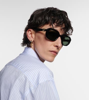 Gafas de sol cuadradas con GG | Gucci