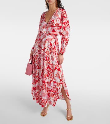 Vestido midi Ilona floral | Poupette St Barth