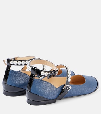 Ballerine Mary Jane in denim | Mach & Mach